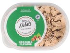 Un pot de glace Bon Gelati à la noisette.