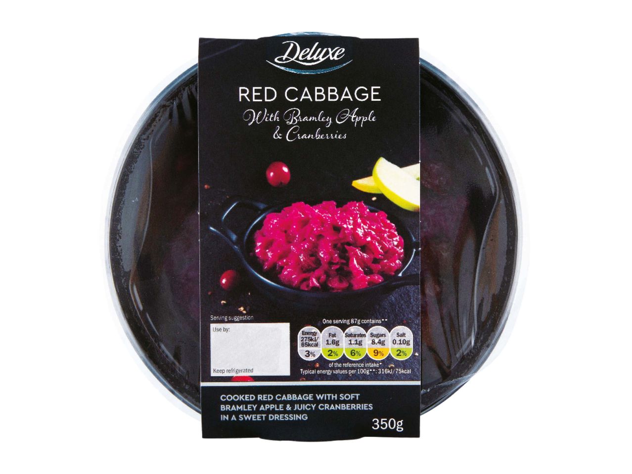 Go to full screen view: Red Cabbage with Apple & Cranberries - Image 1