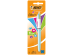 BIC 4 Colours pen, multi-coloured pen with a fun design.