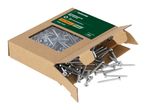 Open cardboard box of chipboard screws, 3.0 x 30mm, 200 pack, with a TX10 bit.