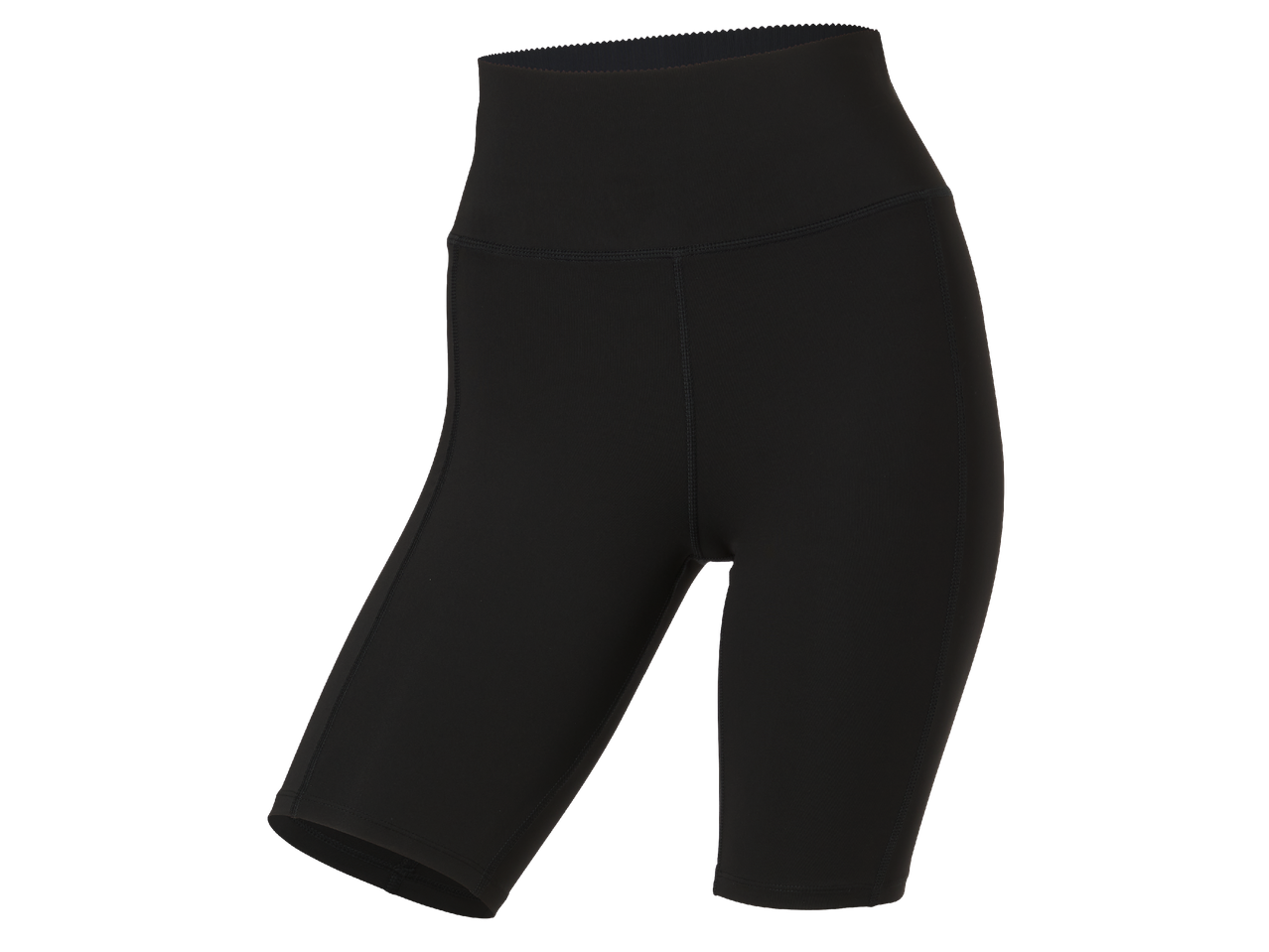 Черни дамски къси клинове с висока талия