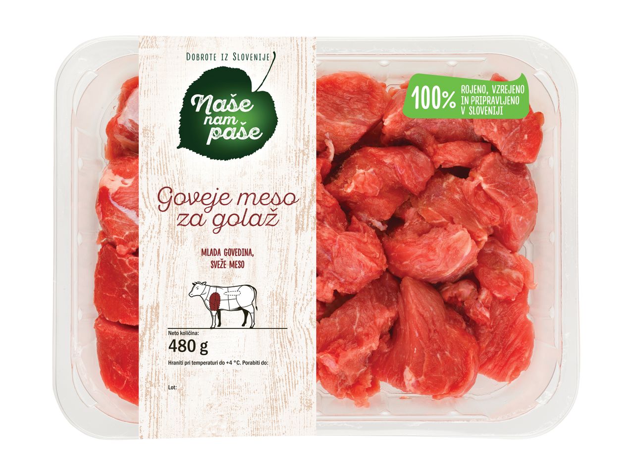 Pojdi na celozaslonski pogled: Goveje meso za golaž – Slika 1