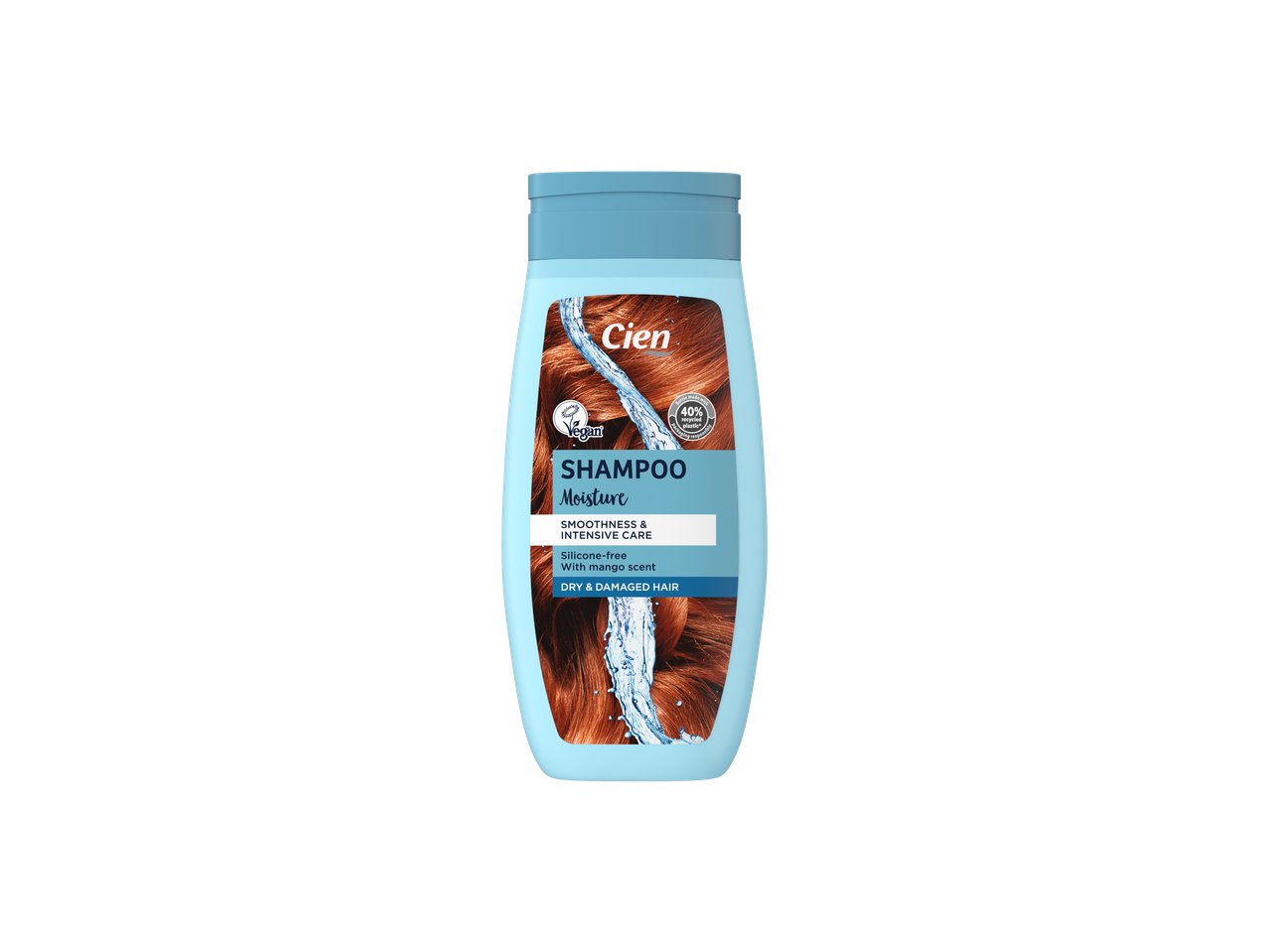 Șampon Cien Moisture pentru păr uscat și deteriorat.