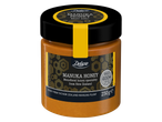 Een pot Deluxe Manuka Honing MGO 400+ uit Nieuw-Zeeland, 250g.