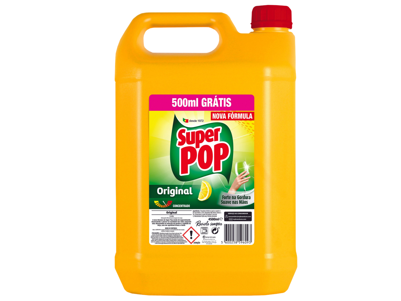 Detergente para Loiça de Limão SUPER POP