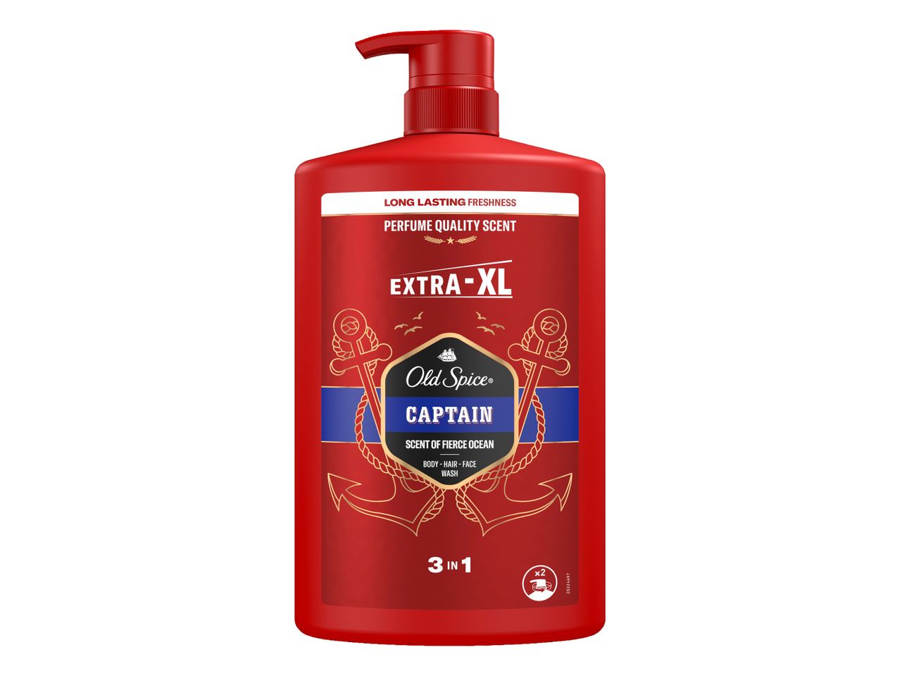 Gel za tuširanje Old Spice Captain, ekstra močan.