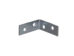 Suporte angular de metal com furos para parafusos
