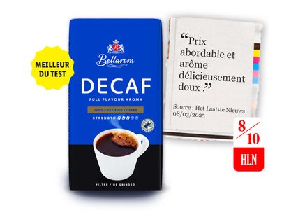 Café filtre décaféiné