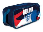 Navy blue shoe bag with an England flag design and the word 'ENGLAND' printed on it.