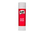 Red and white glue stick with 'GLUE STICK' written on it.