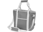 CRIVIT grey cool bag with white straps and front pocket