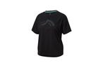 T-shirt sportiva nera da donna