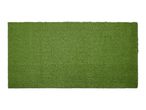 Rectangular artificial grass mat with a vibrant green color, suitable for indoor or outdoor use.