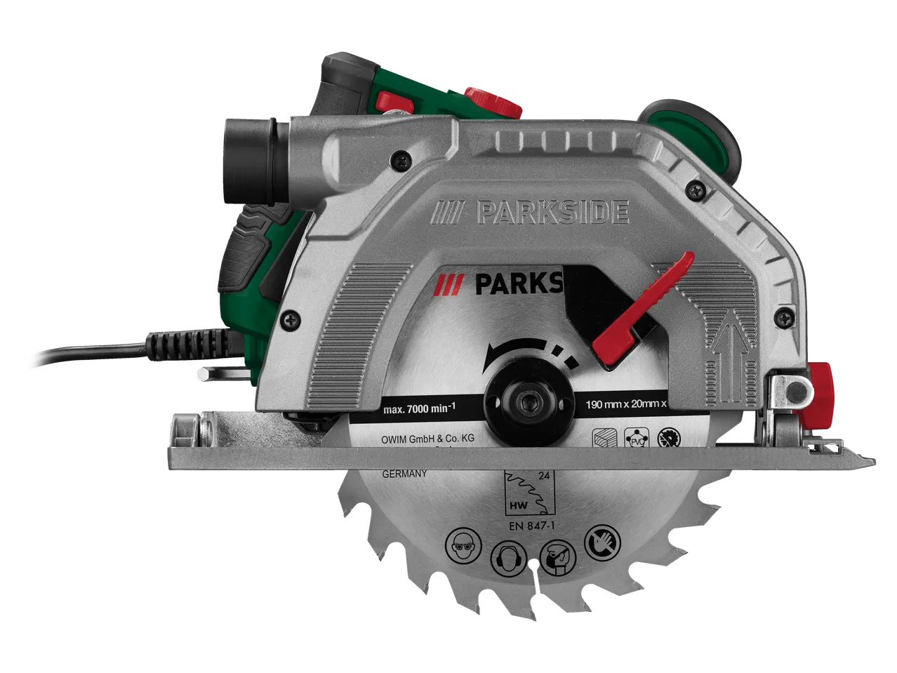 Go to full screen view: 1350W Circular Saw - Image 10