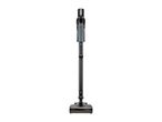 Cordless stick vacuum cleaner with a flexible wand and floor brush