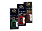 J.D. Gross dark chocolate bars: 60%, 70%, 85% cocoa.