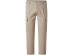 Beige kargo püksid, sirge lõikega.