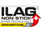 Logo ILAG NON STICK SWISS TECHNOLOGY GRANISTONE HL.