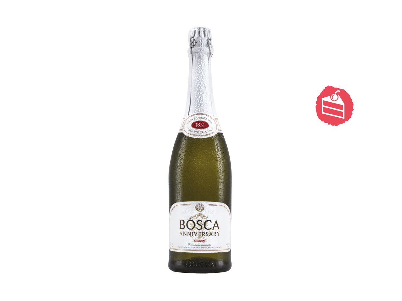Bosca Anniversary putojantis vynas.