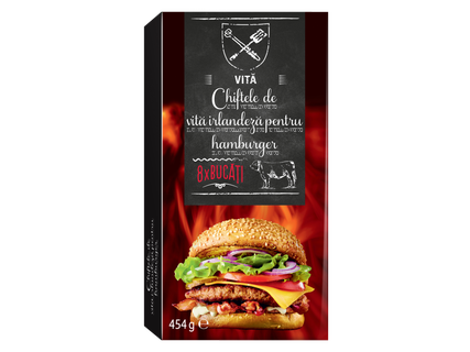 Burger din carne de vită irlandeză