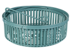 W5 Clothes Pegs/ Pegs and Basket in teal color