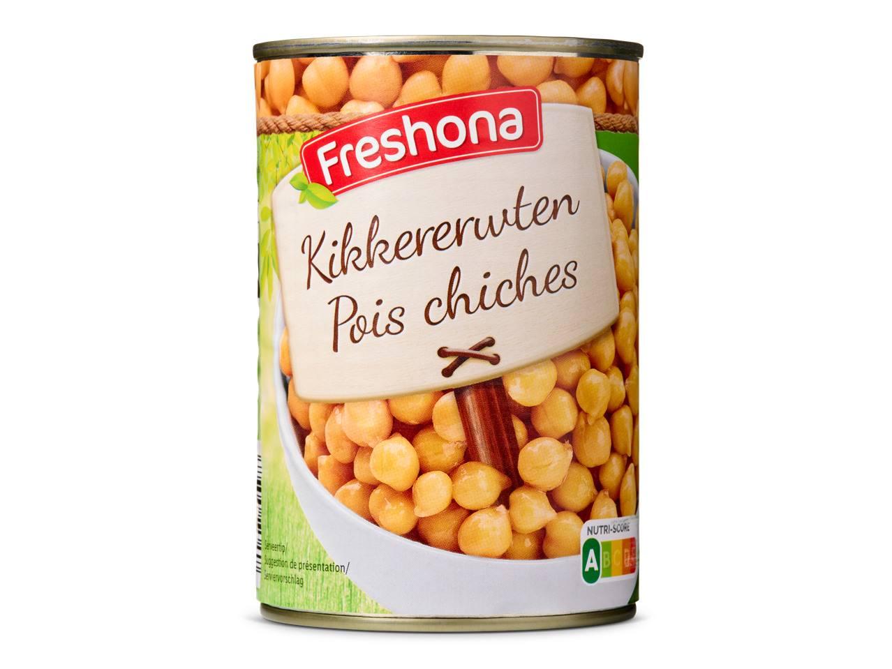 Fresona kikkererwten: blik geconserveerde kikkererwten.