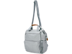 lupilu® Changing Backpack / Changing Bag in light gray with brown handle