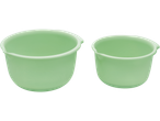 Dve zelene Zenker® posude za mešanje u različitim veličinama.