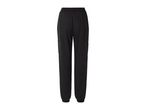 Black cuffed joggers.