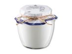 Yoghurt af bøffelmælk i glas med papir og snor, 530g.