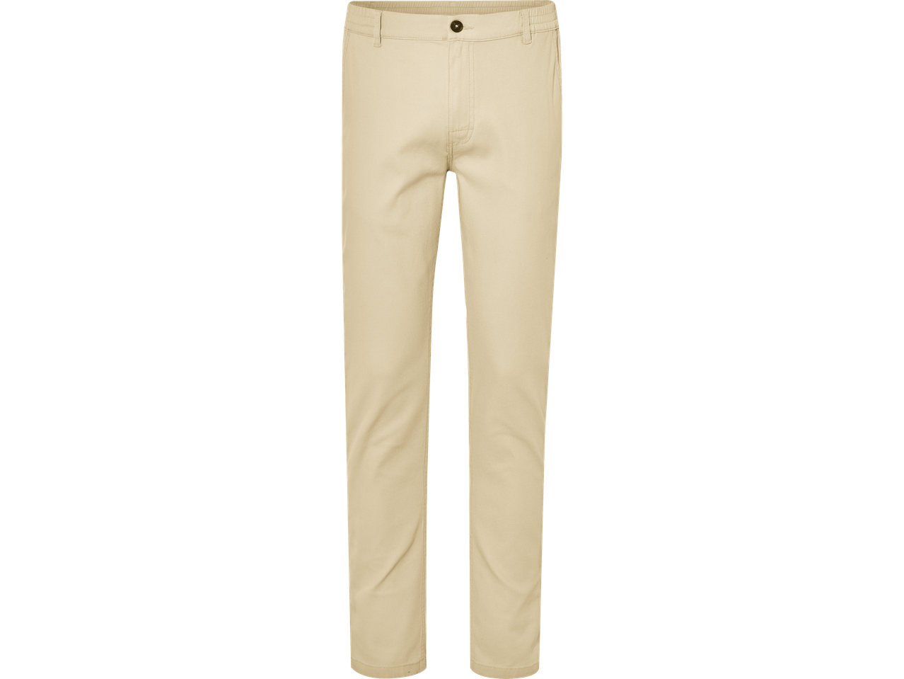 Bež chinos hlače: Casual, moderan stil.