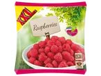 XXL frozen raspberries, great for smoothies, 750g.