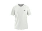 T-shirt CRIVIT branca de manga curta com logótipo preto.