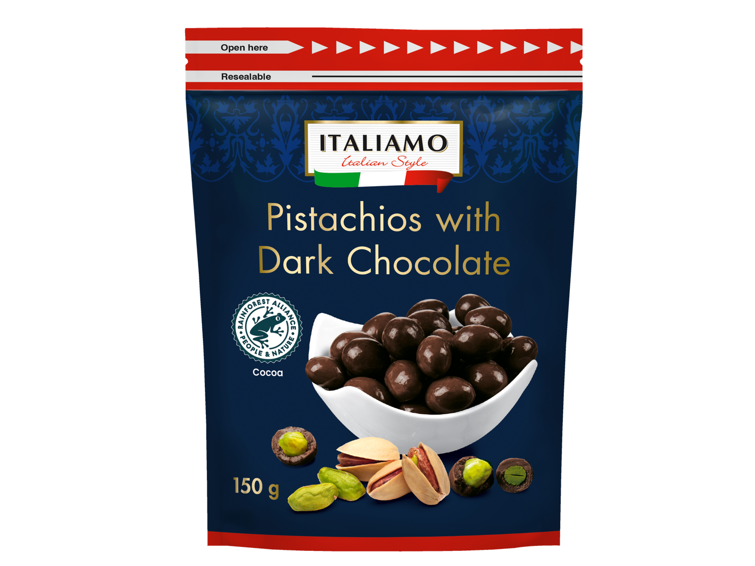 Chocolade pistachenoten