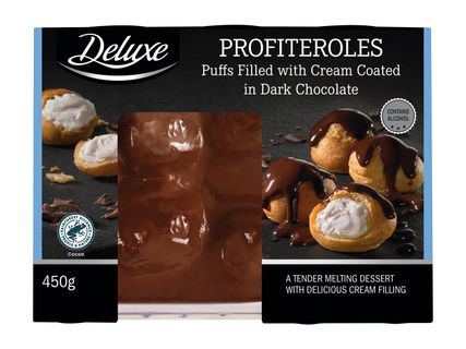 Profiterol desszertspecialitás