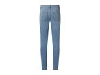 Light blue women's skinny jeans with back pockets