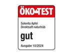 ÖKO-TEST Zertifizierung: Solevita Apfelsaft, gut bewertet.
