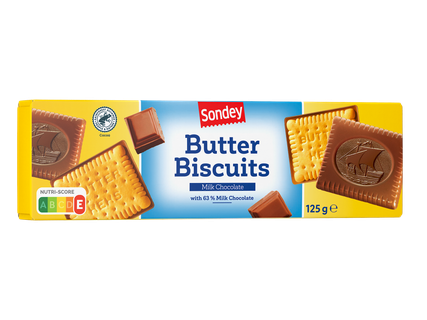 Tejcsokoláds vajas keksz