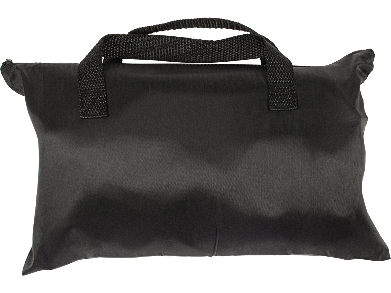 Capa protetora Zoofari® preta, dobrada e com alça