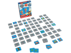 Jogo da memória PAW Patrol com 72 cartas, com personagens como Chase e Skye.