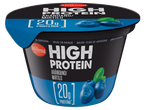 Milbona High Protein, iogurte com mirtilos, 20g proteína.