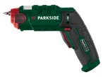 Aparafusadora sem fios Parkside Rapidfire 2.2, verde e vermelha