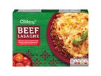 What's Cooking? Beef Lasagne: pasta, minced beef, cheese.