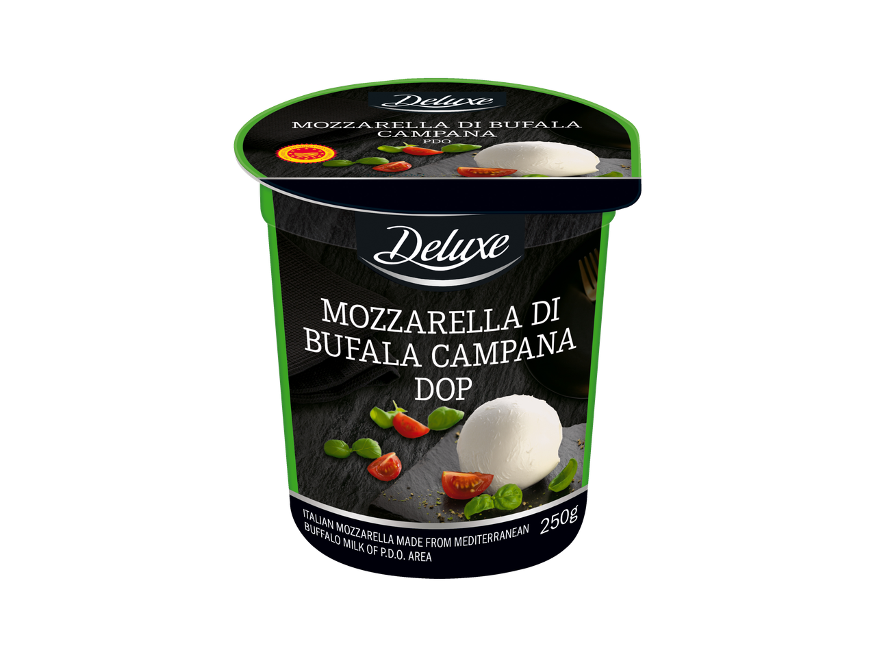 Mozzarella di Bufala Campana Deluxe, 250g.