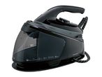 Black steam generator iron with a large water tank