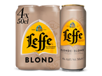 Een 4-pack en een los blikje blond abdijbier met 6,6% alcohol en een inhoud van 50cl.