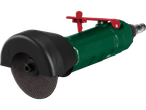PARKSIDE pneumatska ugaona brusilica sa zelenim telom i crvenom ručicom