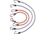 ULTIMATE SPEED® Bungee Cord Set with red and blue cords and black hooks
