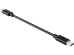 Cablu USB-C Parkside negru cu conectori argintii