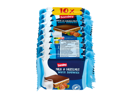 Sondey Gaufre lait-noisette